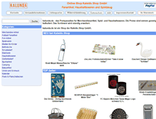 Tablet Screenshot of kalunda.de